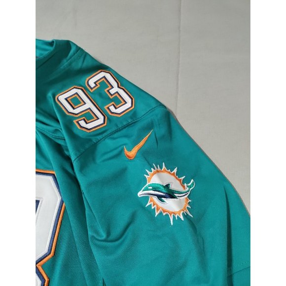 Ndamukong Suh Miami Dolphins Jersey Size 44 Nike On Field #93 - Picture 10 of 12